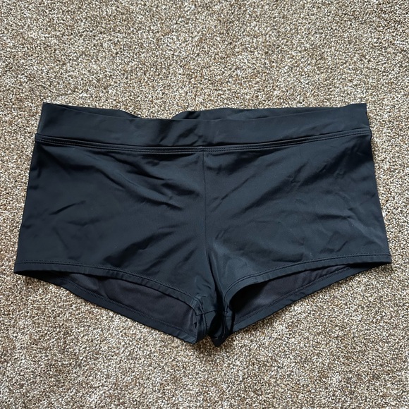 Tropical Escape Other - Women’s Tropical Escape Black Swim Shorts